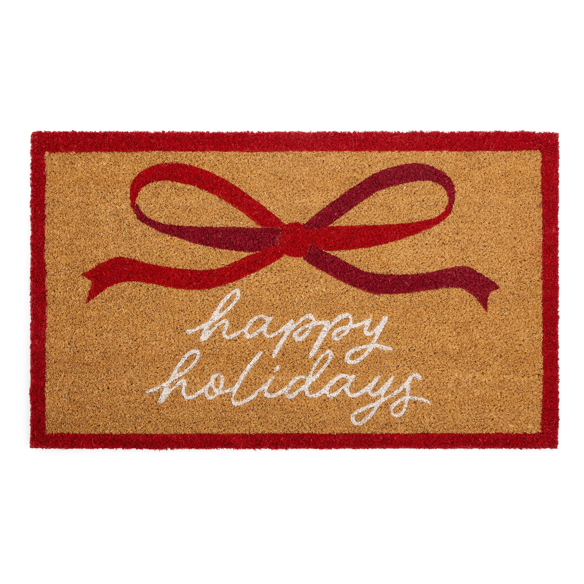 North Pole Trading Co. Bow Indoor Outdoor Rectangular Doormat
