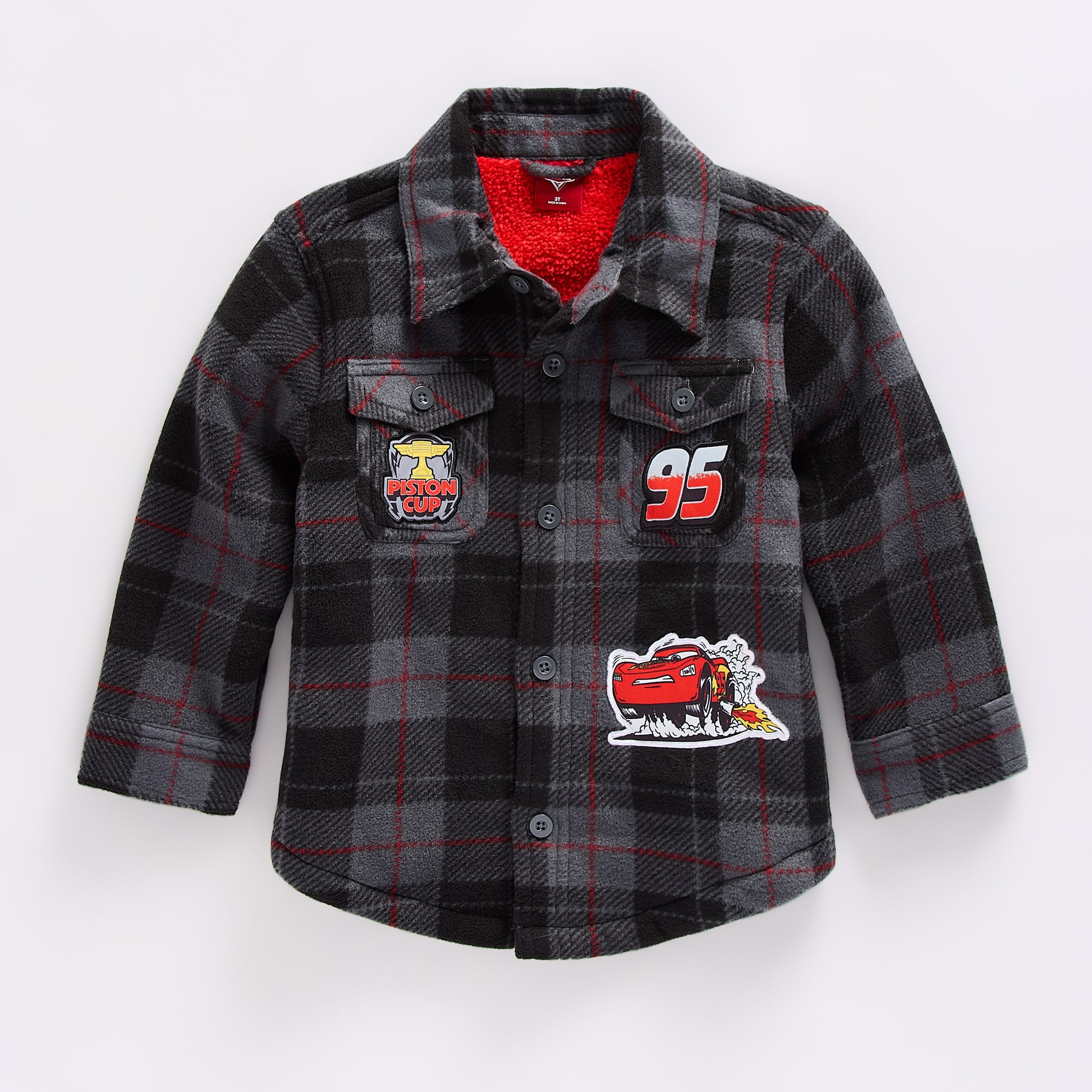 Dreamwave Toddler Boys Cars Fleece Lined Midweight Work Jacket