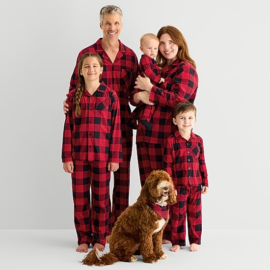 North Pole Trading Co. Womens Fleece Long Sleeve 2-pc. Matching Family Pajama Set