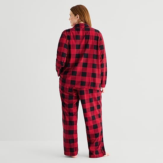 North Pole Trading Co. Womens Fleece Long Sleeve 2-pc. Matching Family Pajama Set