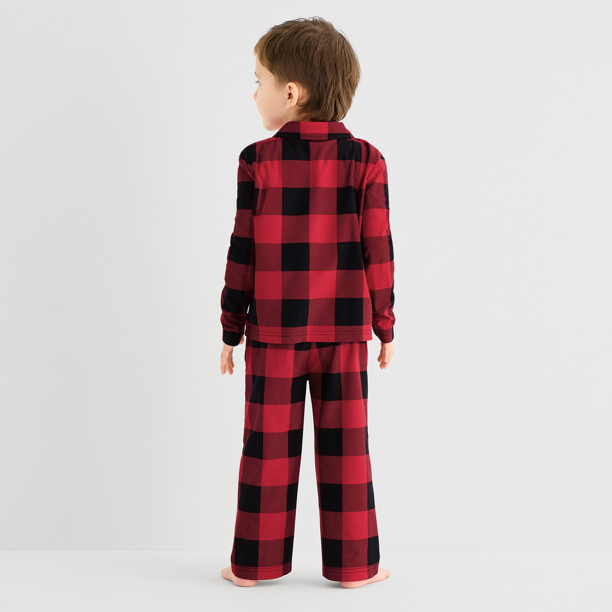 North Pole Trading Co. Toddler Boys Fleece Long Sleeve 2-pc. Pajama Set
