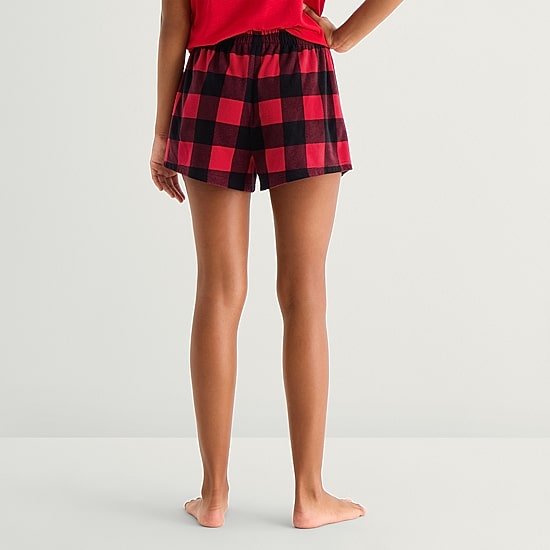 North Pole Trading Co. Mix & Match Womens Fleece Matching Family Pajama Shorts