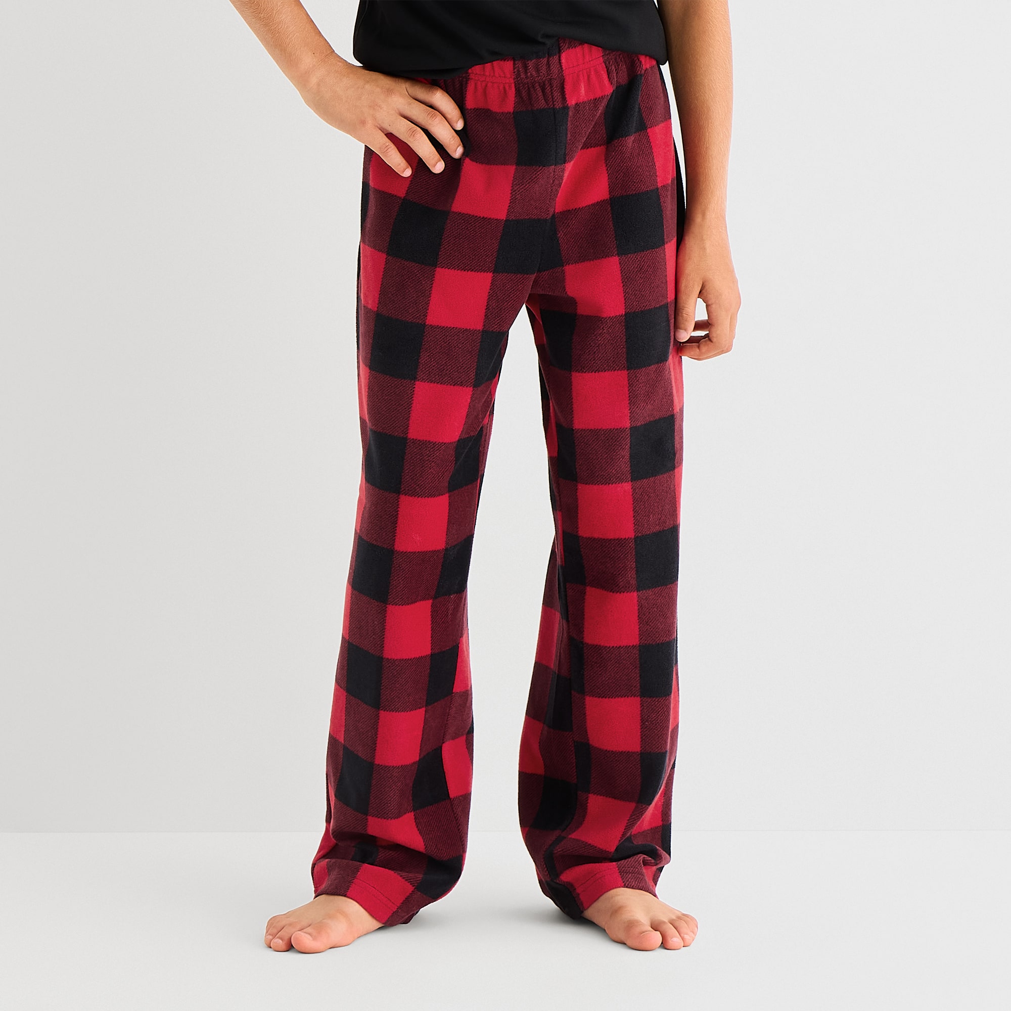North Pole Trading Co. Little & Big Kid Unisex Fleece Matching Family Pajama Pants