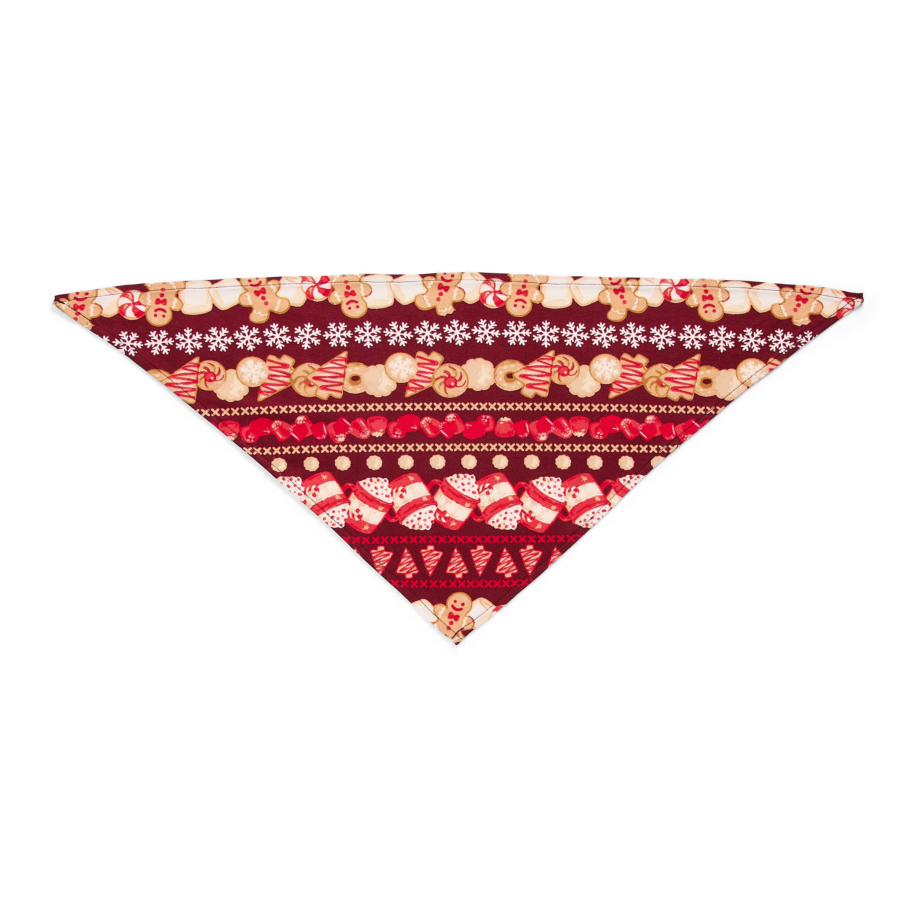 GINGERBREAD PET BANDANA