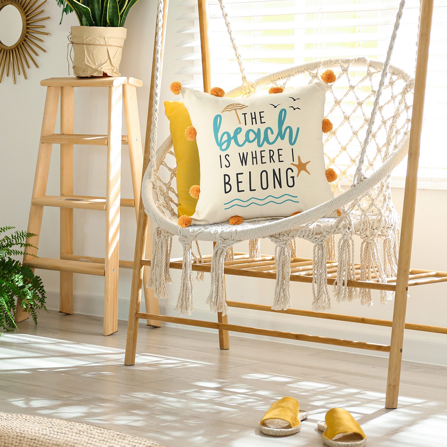 LR Home Arya Square Throw Pillow