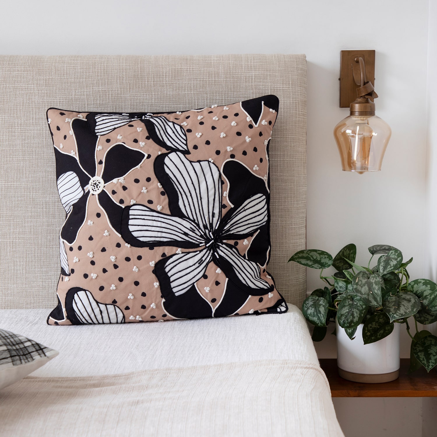 LR Home Myla Square Throw Pillow