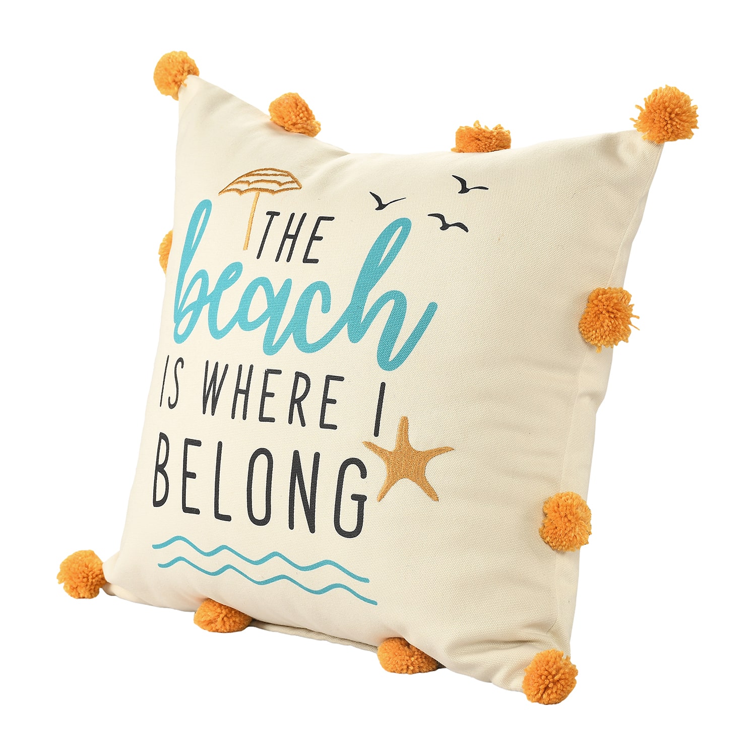 LR Home Piper Square Throw Pillow