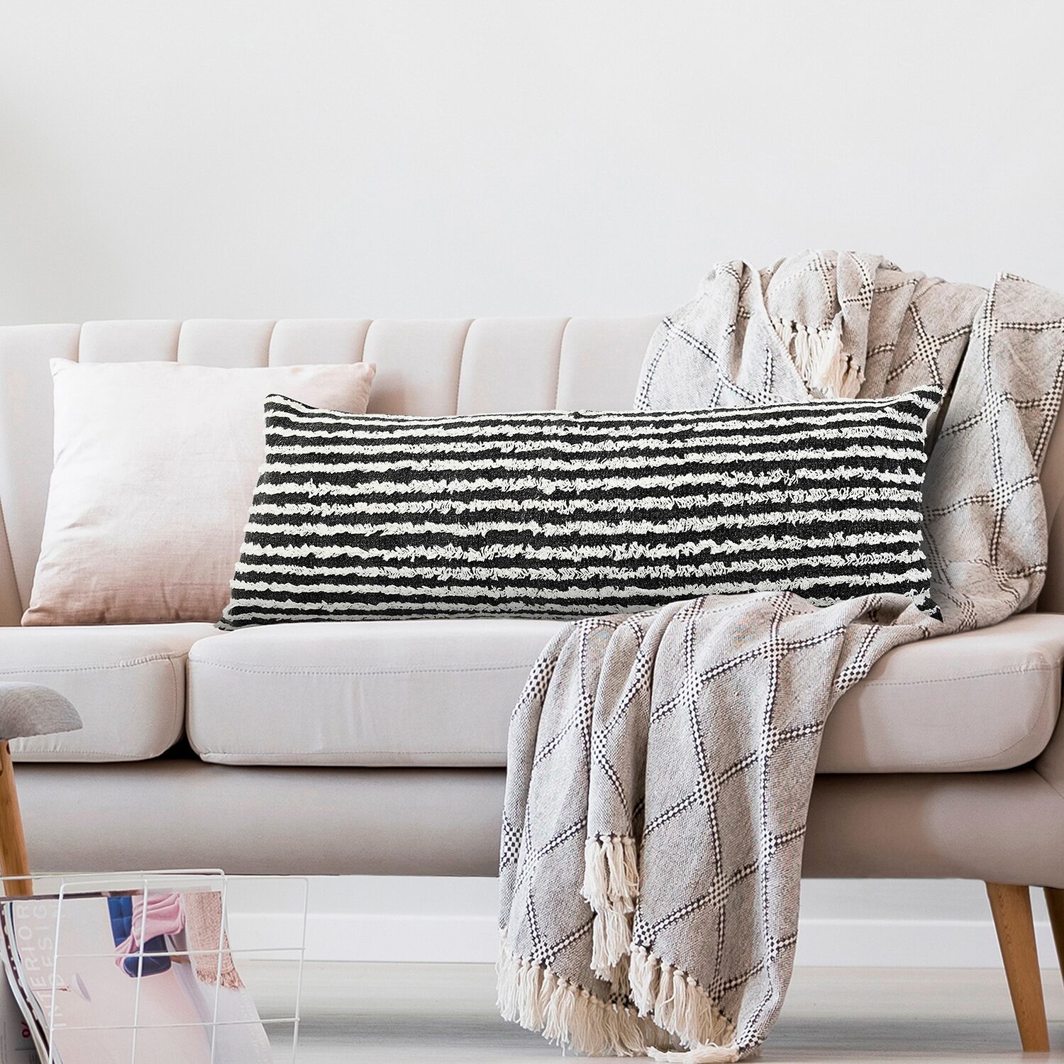 LR Home Nata Lumbar Pillow