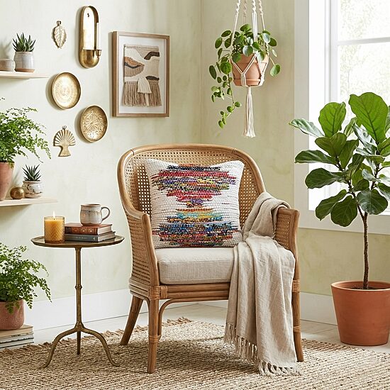 LR Home Anna Square Throw Pillow