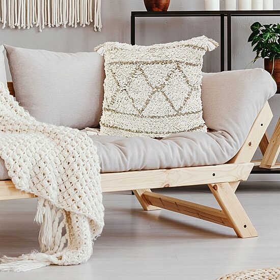 LR Home Lyla Square Throw Pillow