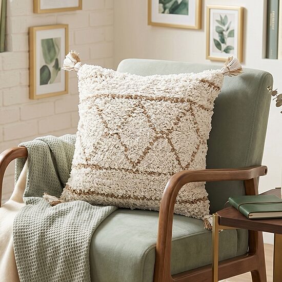 LR Home Lyla Square Throw Pillow