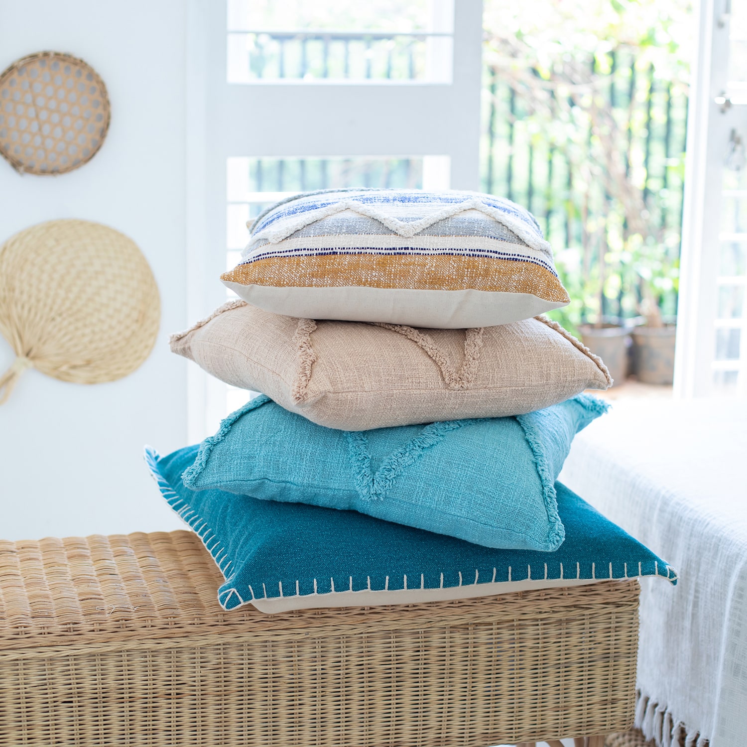 LR Home Naomi 2-pc. Square Throw Pillow
