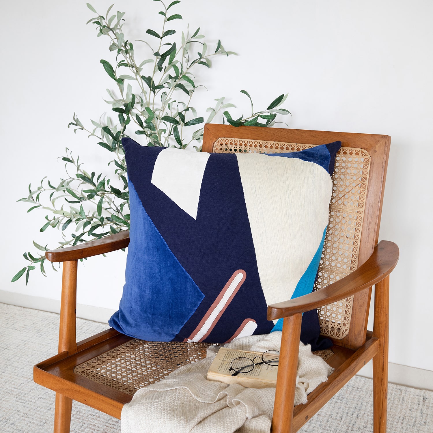 LR Home Kaia Square Throw Pillow