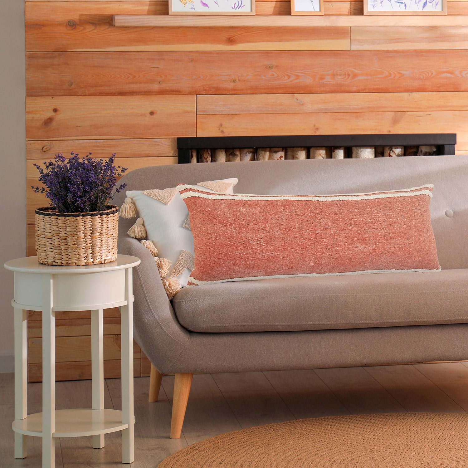 LR Home Bella Lumbar Pillow