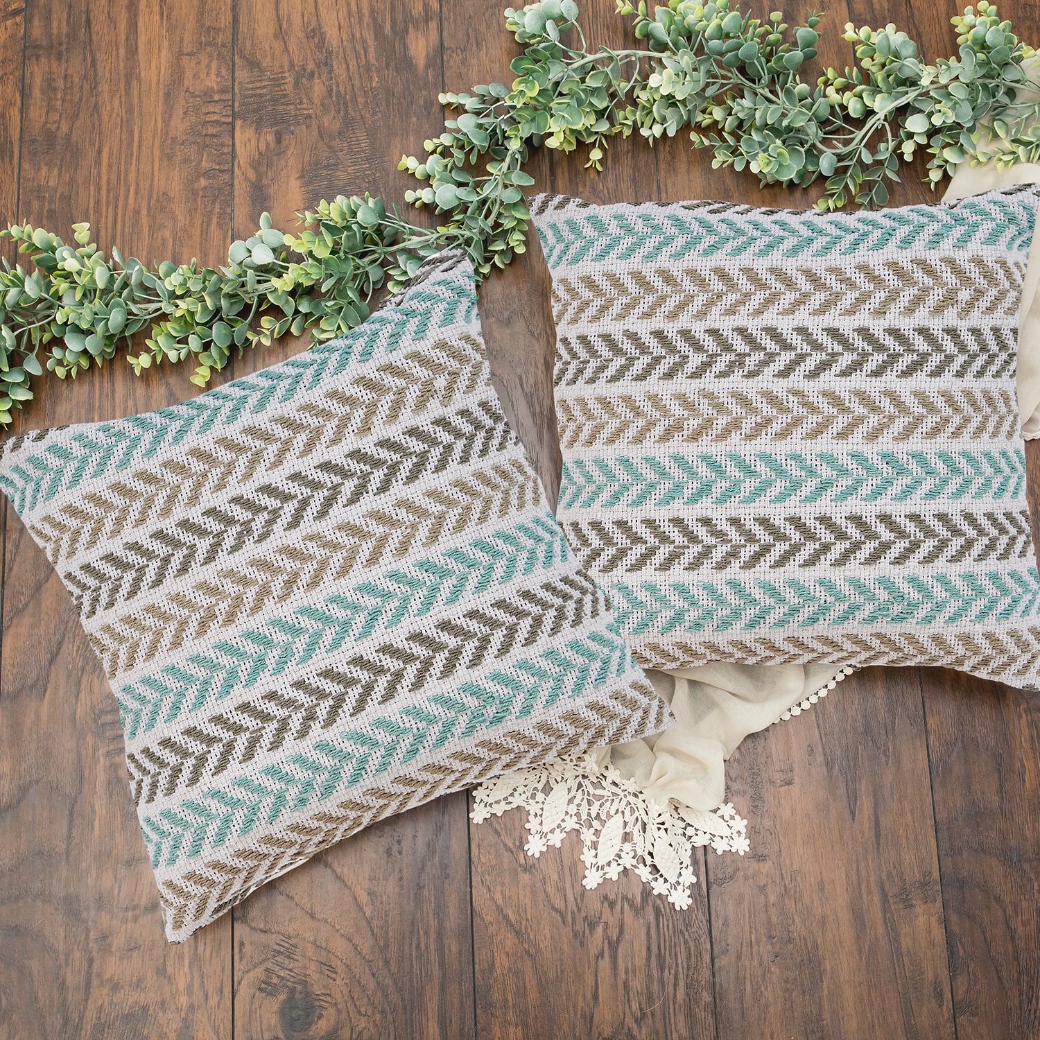 LR Home Emily 2-pc. Square Throw Pillow