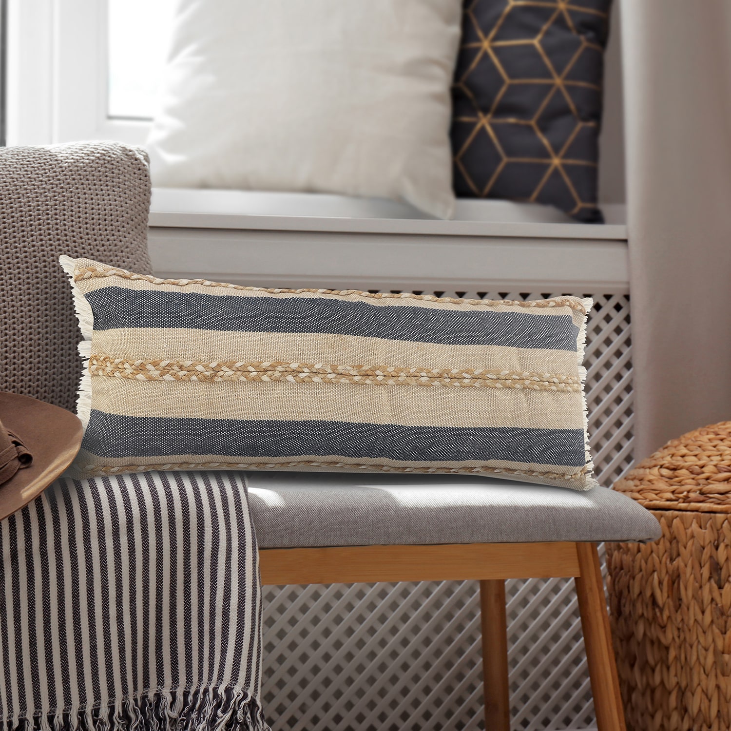 LR Home Emmi Lumbar Pillow