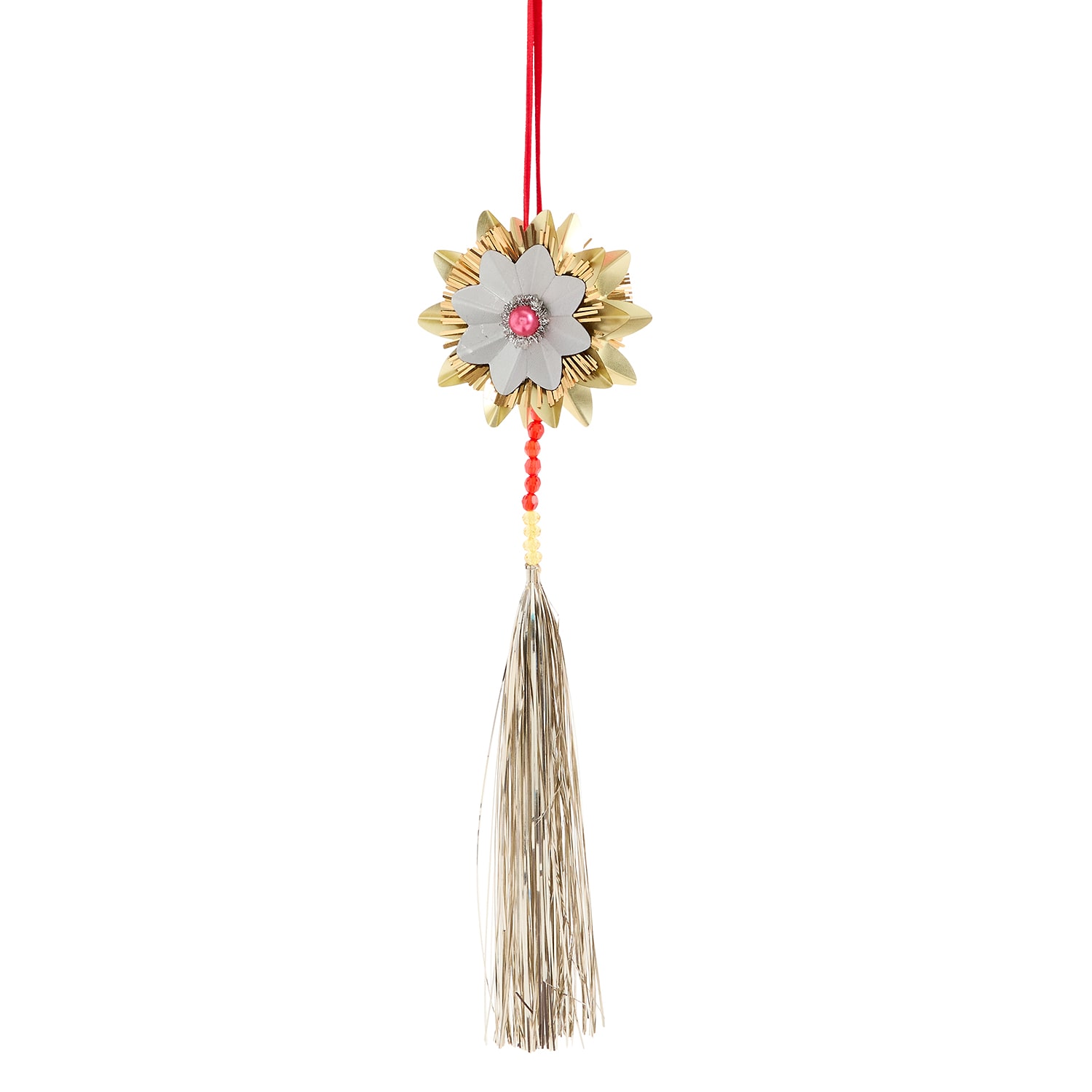 Martha Stewart Gold Snowflake Christmas Ornament