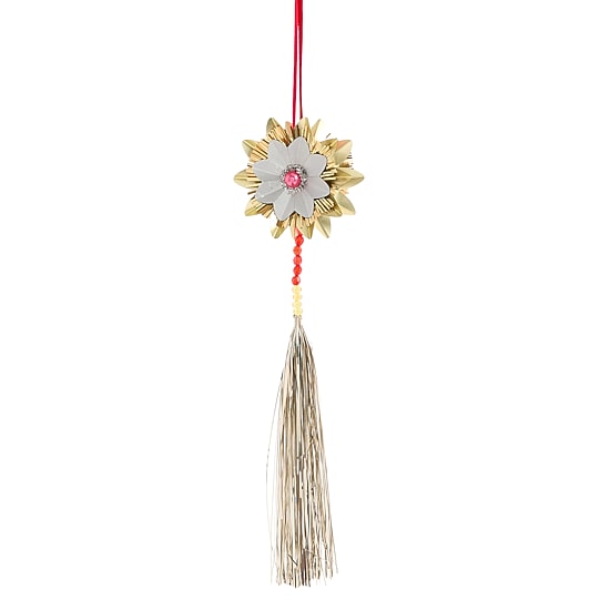 Martha Stewart Gold Snowflake Christmas Ornament