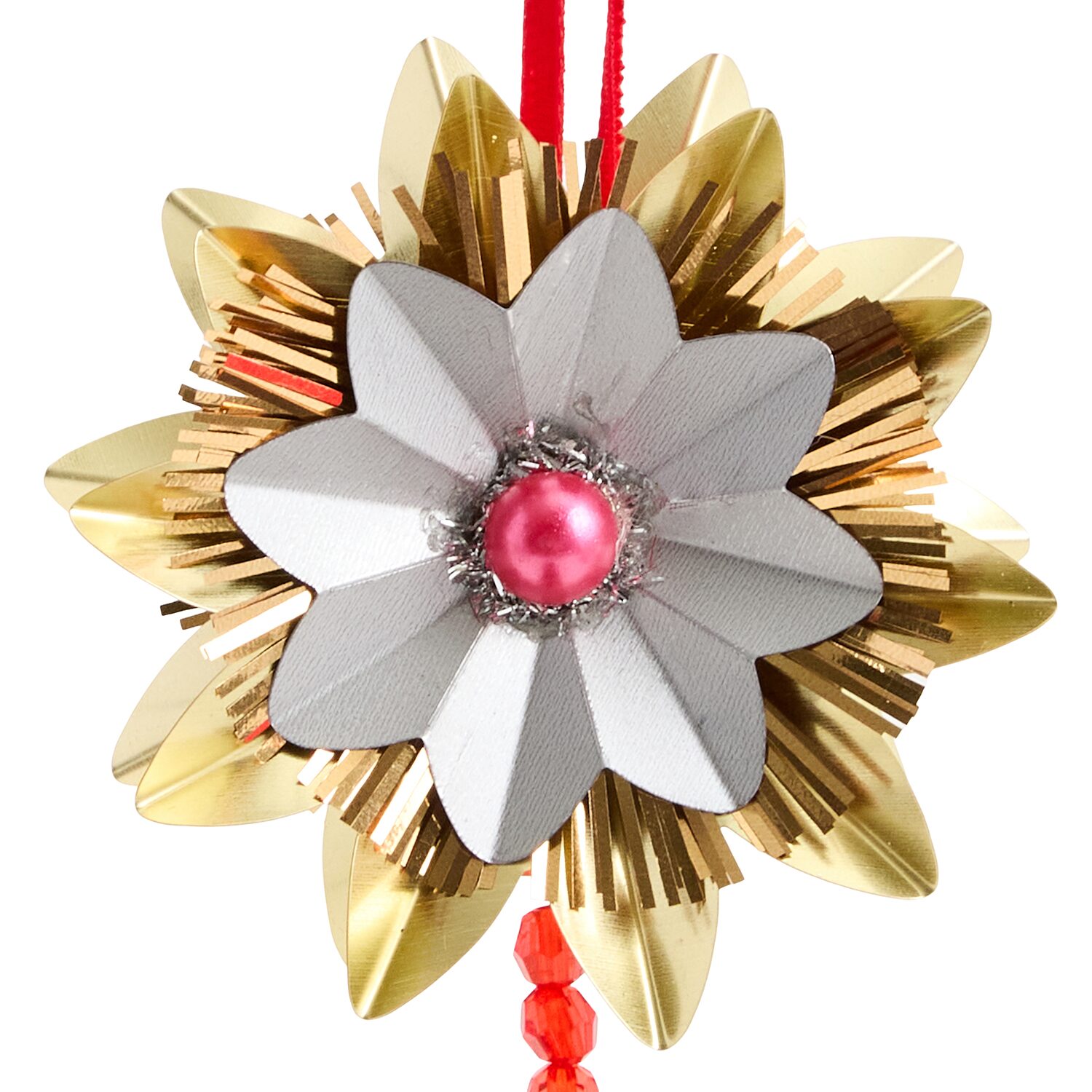 Martha Stewart Gold Snowflake Christmas Ornament
