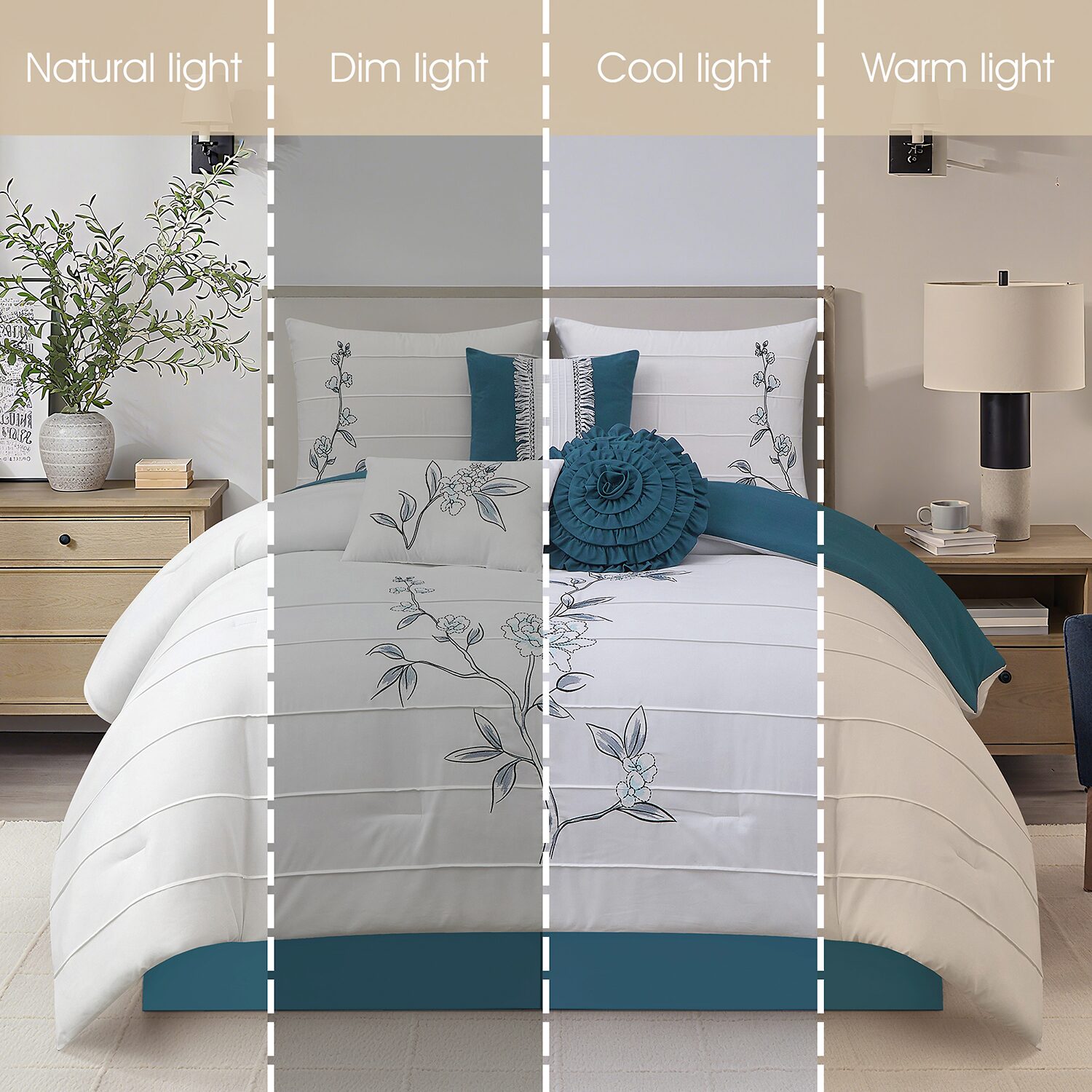 Stratford Park Jace 7-pc. Midweight Complete Bedding Set