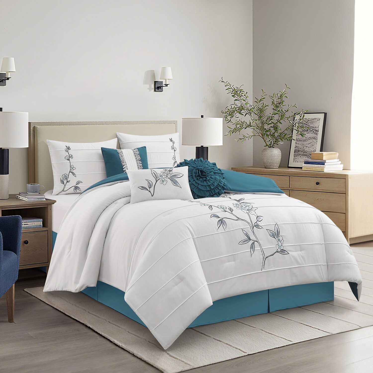 Stratford Park Jace 7-pc. Midweight Complete Bedding Set