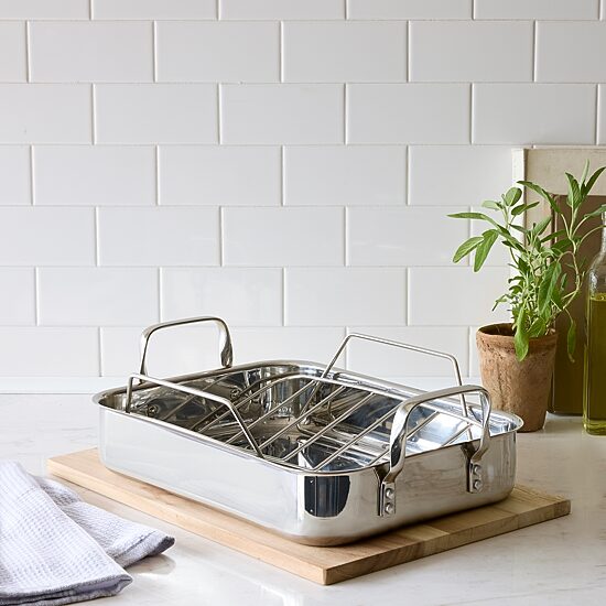 Cooks Stainless Steel Roaster with Rack