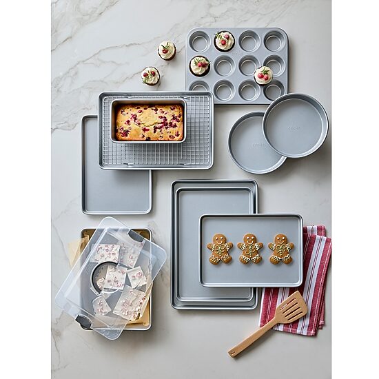 Cooks Carbon Steel 3-pc. Non-Stick Cookie Sheet Set