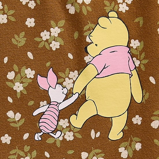 Womens Juniors Wide Leg Mid Rise Winnie The Pooh Sweatpant
