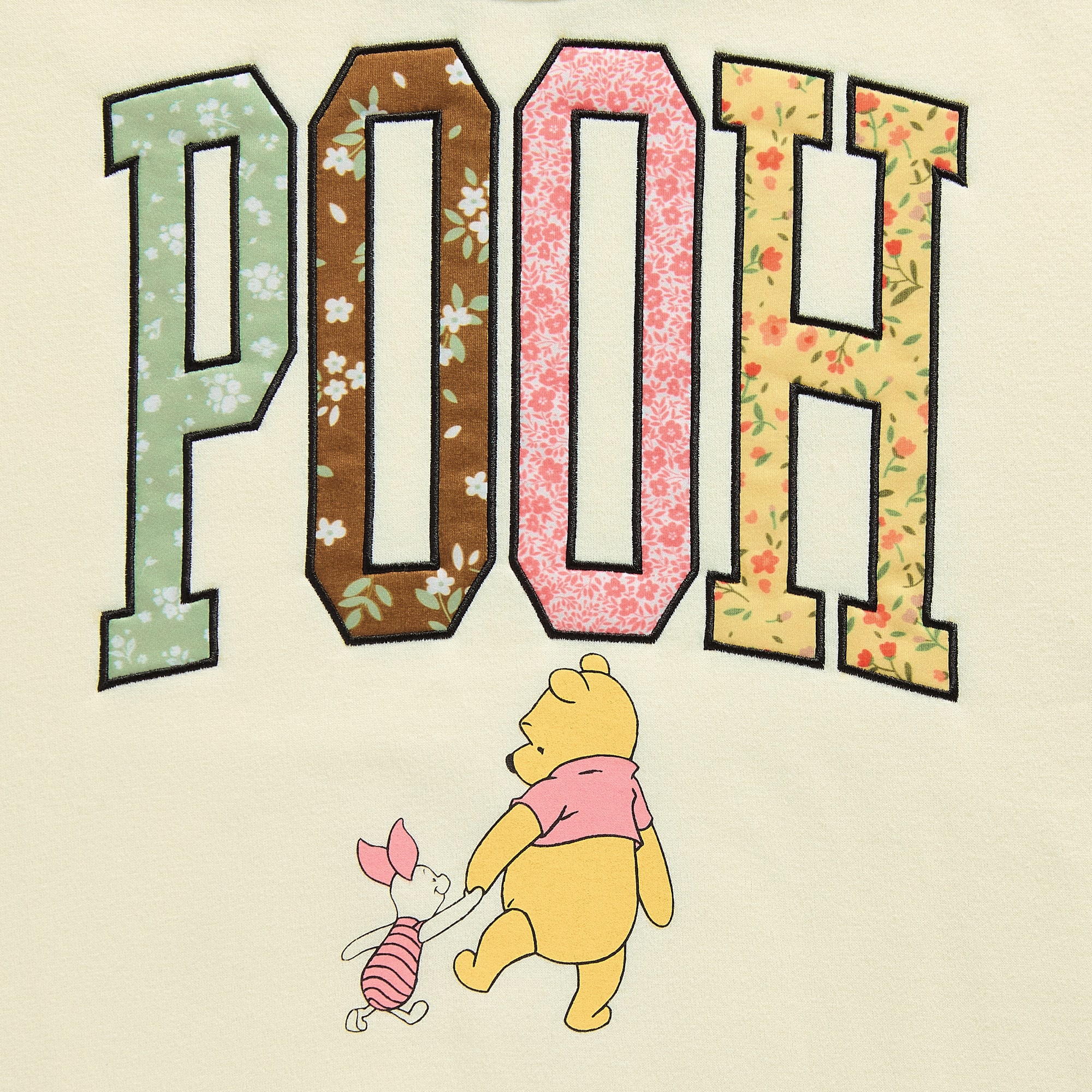 Pooh Crew Fleece Womens Juniors Neck Long Sleeve Winnie The Sweatshirt