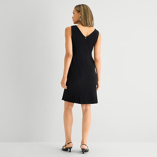 Maya Brooke Womens Geometric Jacket Dress
