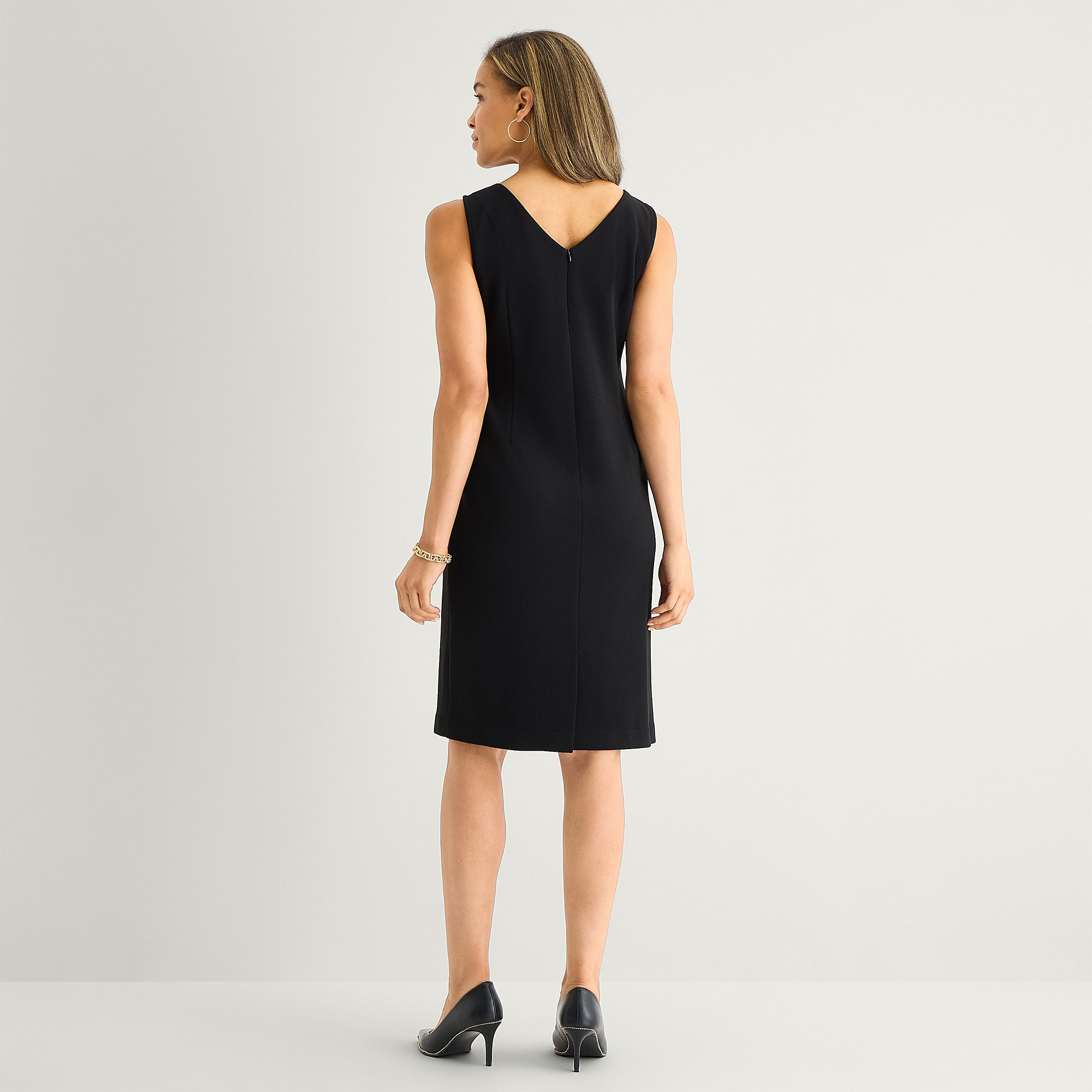 Maya Brooke Womens Grid Jacket Dress