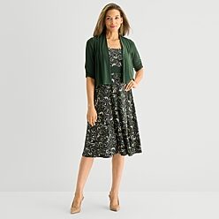green jacket dress Dresses - Women dress with jacket style