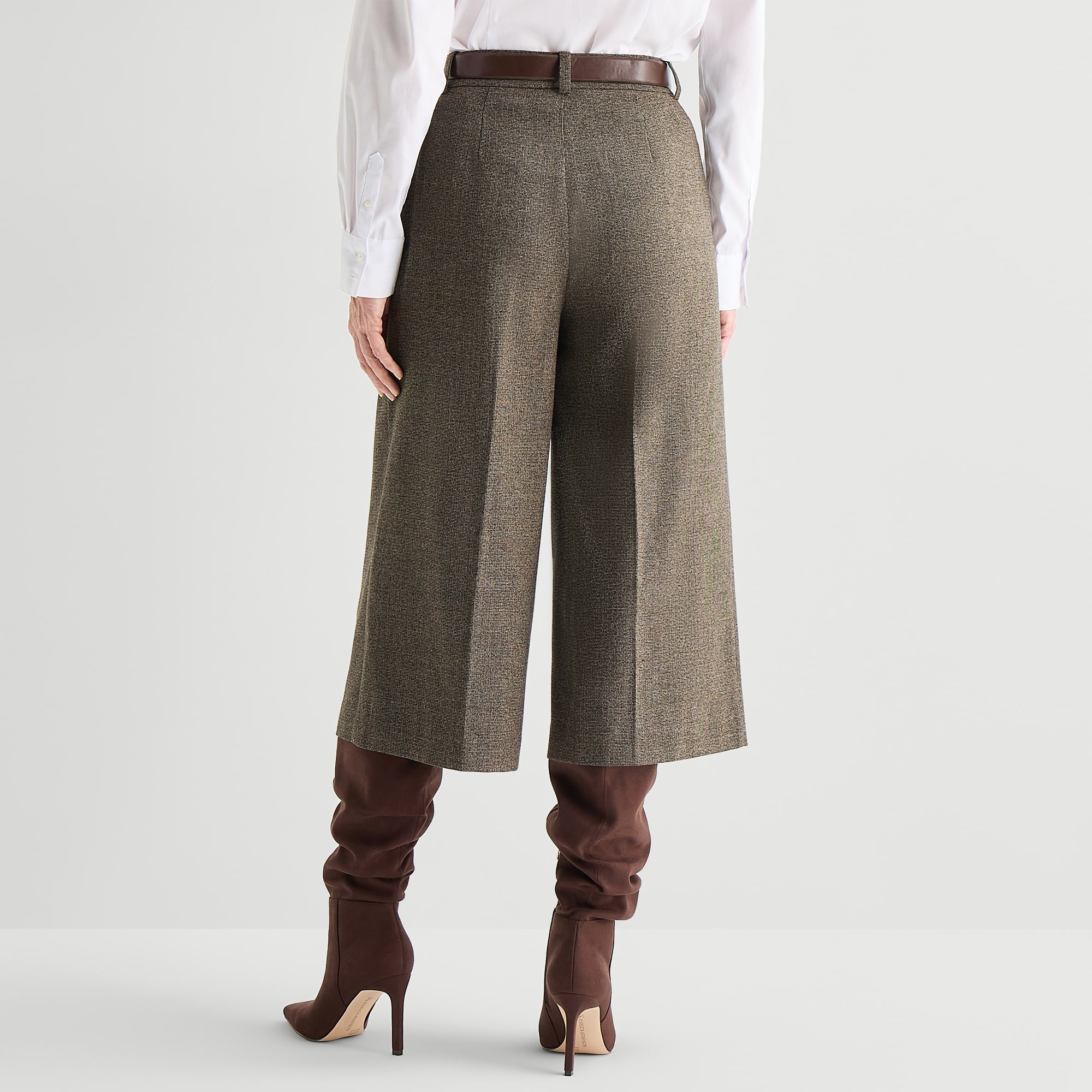 Liz Claiborne Womens Wide Leg Mid Rise Gaucho Pant