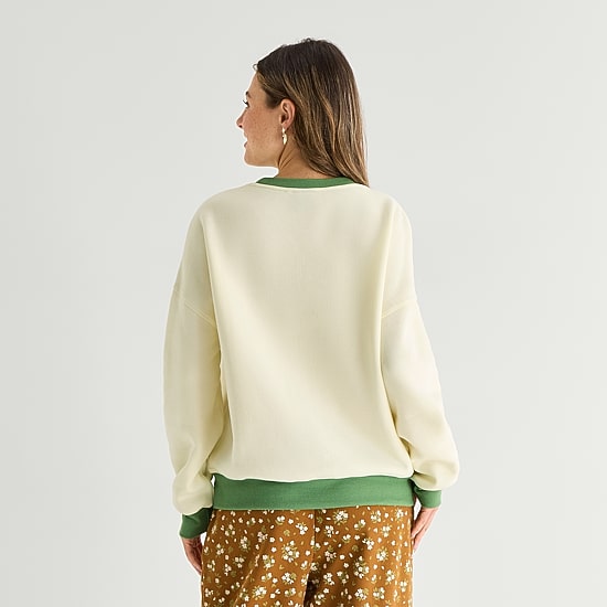 Pooh Crew Fleece Womens Juniors Crew Neck Long Sleeve Winnie The Pooh Sweatshirt