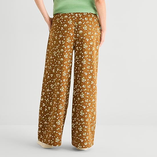 Womens Juniors Wide Leg Mid Rise Winnie The Pooh Sweatpant