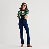 St. John's Bay Womens Mid Rise Straight Corduroy Pant