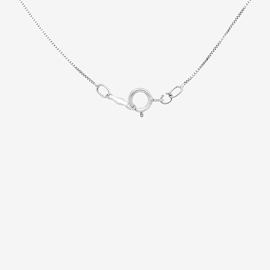 Limited Quantities! Womens 1/10 CT. T.W. Lead Glass-Filled Red Ruby 10K White Gold Oval 18 Inch Pendant Necklace