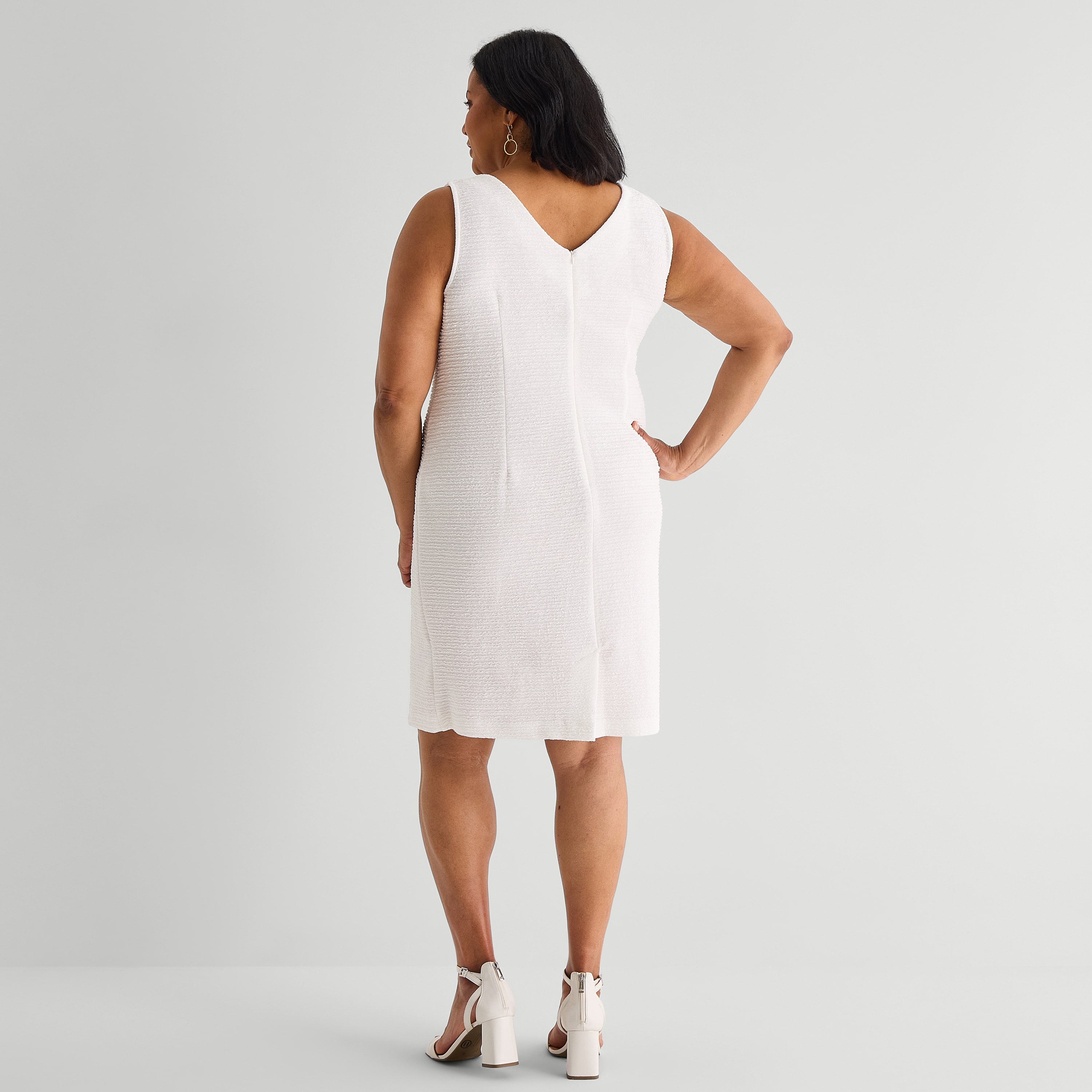 Maya Brooke Womens Plus Jacket Dress