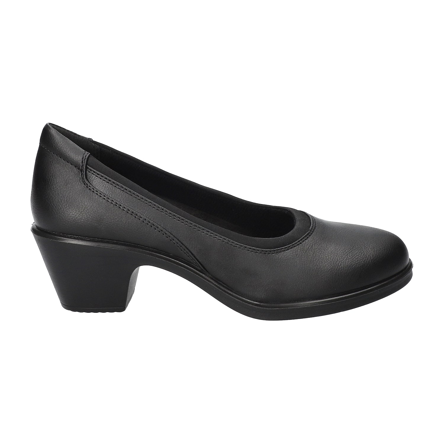 Easy Street Chyler Womens Round Closed Toe Block Heel Pumps