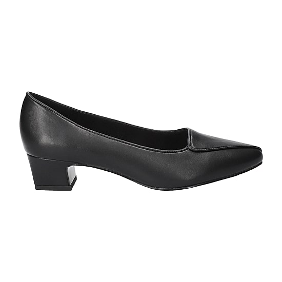 Easy Street Astrid Womens Almond Closed Toe Block Heel Pumps