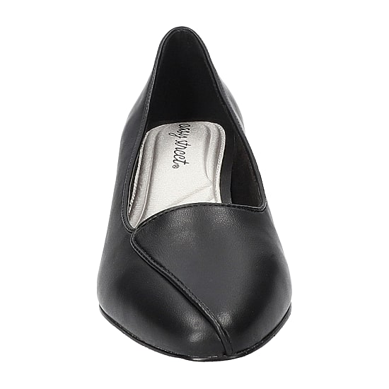 Easy Street Astrid Womens Almond Closed Toe Block Heel Pumps