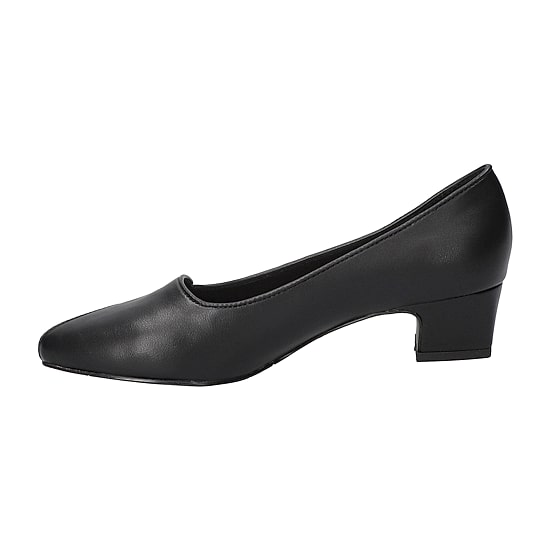 Easy Street Astrid Womens Almond Closed Toe Block Heel Pumps