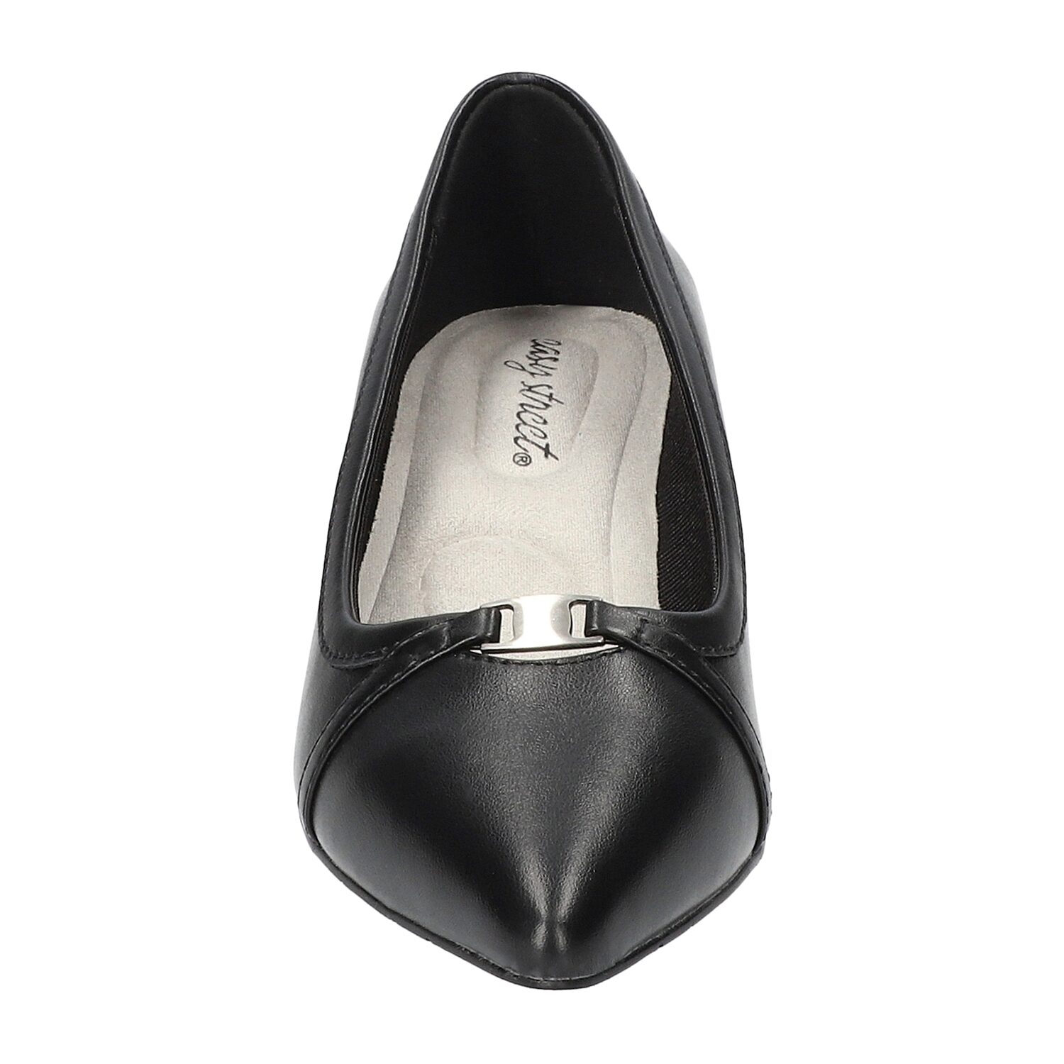 Easy Street Zayn Womens Pointed Closed Toe Kitten Heel Pumps