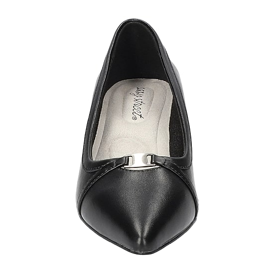 Easy Street Zayn Womens Pointed Closed Toe Kitten Heel Pumps