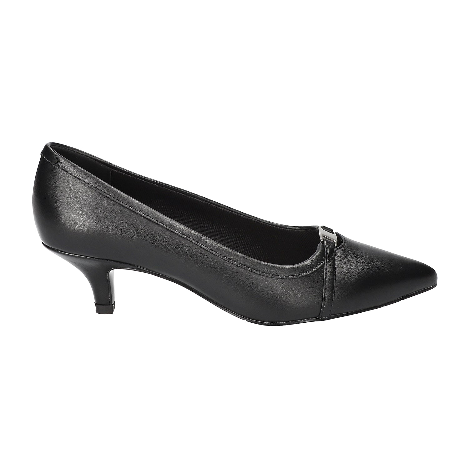 Easy Street Zayn Womens Pointed Closed Toe Kitten Heel Pumps
