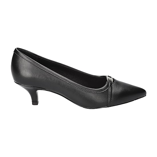 Easy Street Zayn Womens Pointed Closed Toe Kitten Heel Pumps