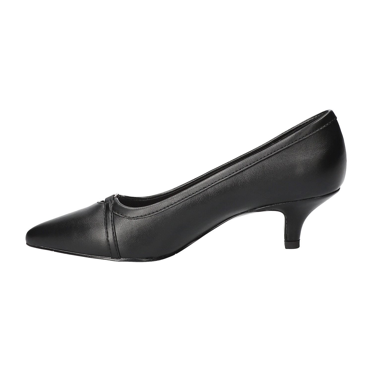 Easy Street Zayn Womens Pointed Closed Toe Kitten Heel Pumps
