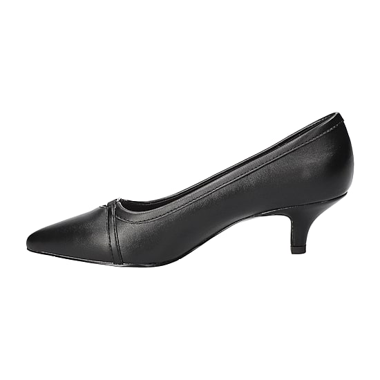 Easy Street Zayn Womens Pointed Closed Toe Kitten Heel Pumps