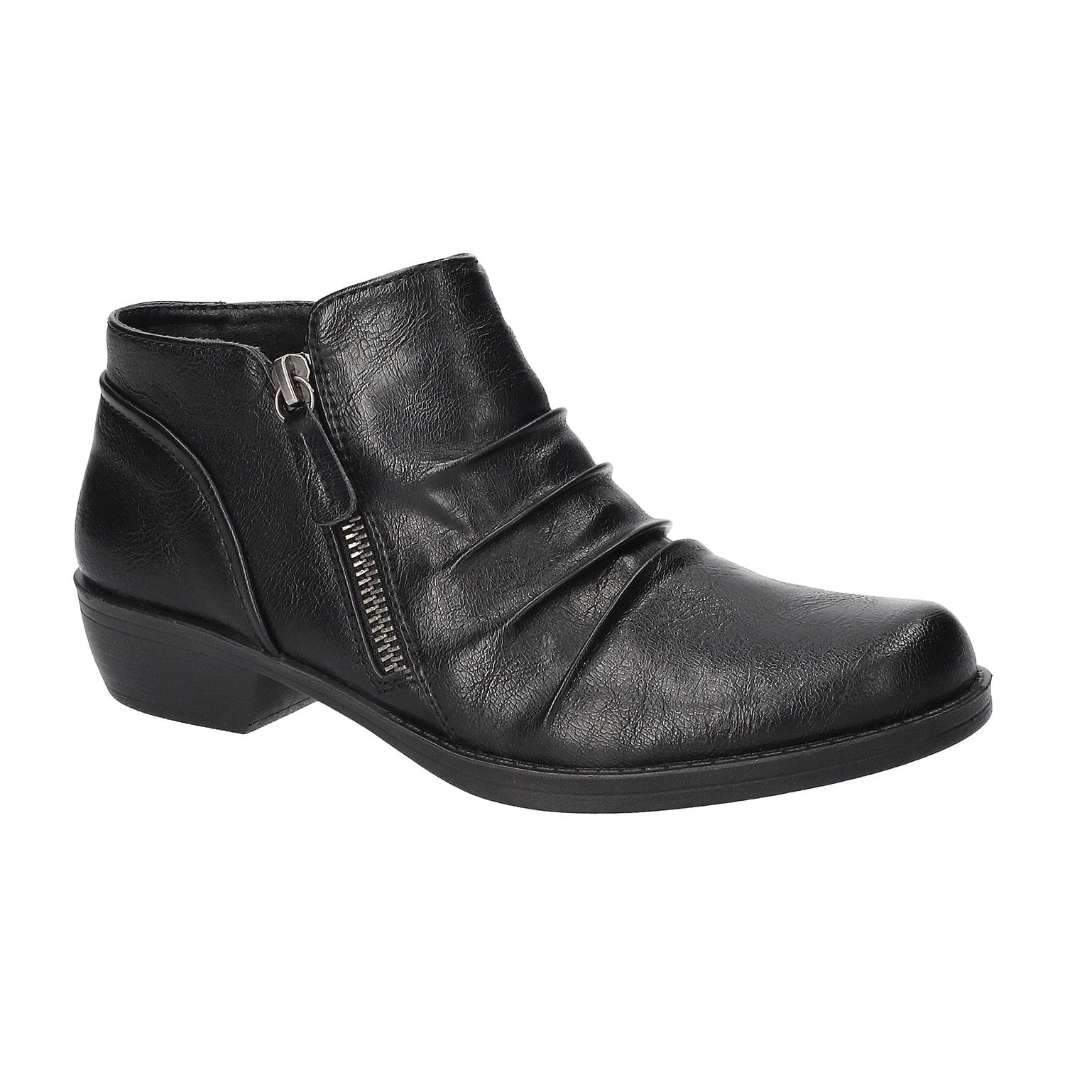 Easy Street Womens Jacoba Block Heel Booties