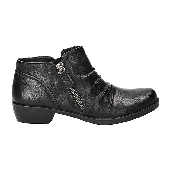 Easy Street Womens Jacoba Block Heel Booties